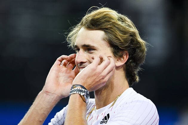 Alexander Zverev (Ger) TENNIS : Open Sud de France 2022 - Montpellier - 05 02 2022 JBAutissier Panoramic 