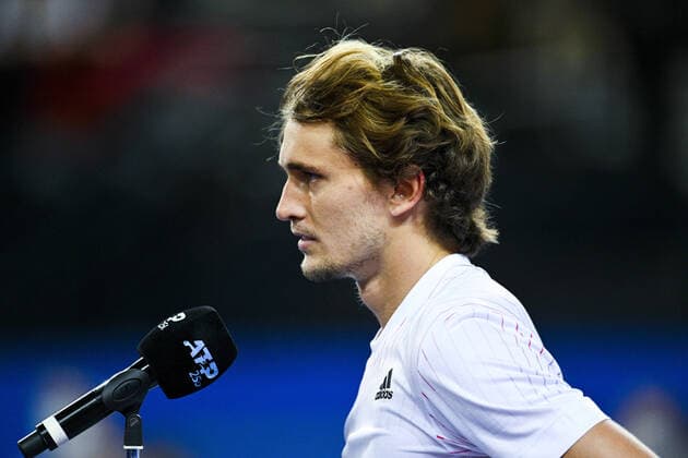 Alexander Zverev (Ger) TENNIS : Open Sud de France 2022 - Montpellier - 05 02 2022 JBAutissier Panoramic 
