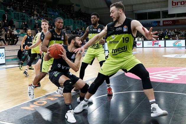 Basketball, BBL, medi Bayreuth - Hamburg Towers