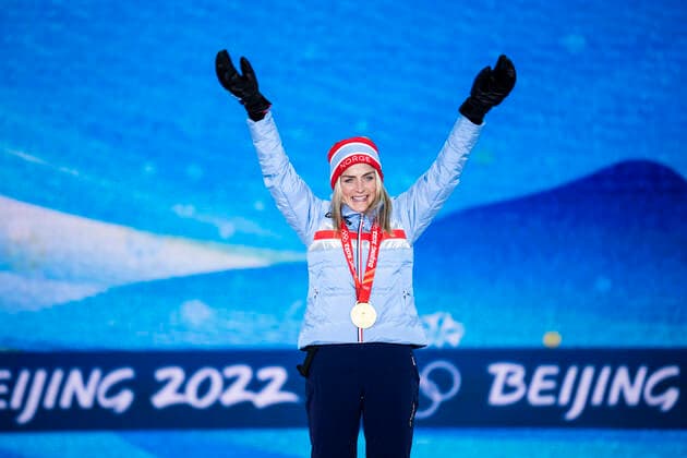 BEIJING 2022, cross-country skiing, skiathlon women, award ceremony