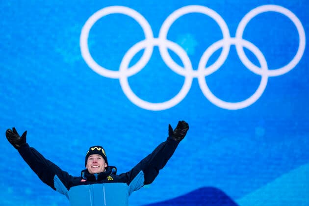 BEIJING 2022, Ski Freestyle, Moguls Men, Award Ceremony