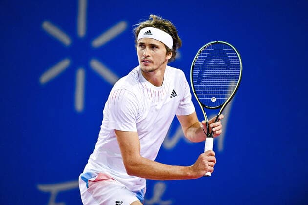 Alexander Zverev (Ger) TENNIS : Open Sud de France 2022 Finale simple messieurs - Montpellier - 06 02 2022 JBAutissier Panoramic 