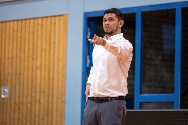 Daniel Jansson (Tigers Tuebingen, Head Coach) ¨¨WIHA Panthers Schwenningen vs. Tigers Tuebingen, 2. Basketball, Bundesliga, Pro A, Barmer 2 Basketball, Spieltag 23, Spielzeit 2021 2022, 06.02.2022, ¨¨ Wiha Panthers Schwenningen - Tigers Tuebingen, Basketball, 2. Bundesliga, Barmer 2 Basketball, Spieltag 23, Spielzeit 2021 2022, 06.02.2022 Schwenningen Copyright: xDennisxDuddek xEibnerxPressefotox EP_DDK