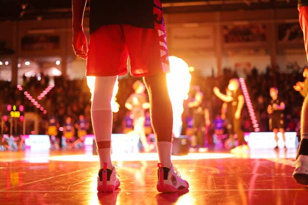 Player presentation Telekom Baskets Bonn vs ALBA BERLIN easyCredit BBL 1 Bundesliga , season 2021 2022 , main round 20 matchday