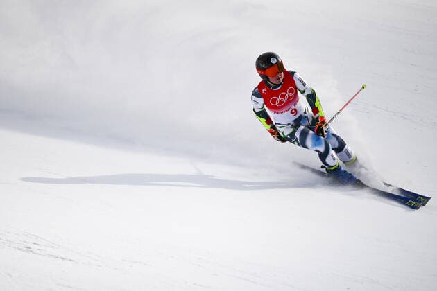 Photo LaPresse Marco Alpozzi February 07, 2022 Yanqing, China Beijing 2022 Winter Olympic Games, Olympische Spiele, Olympia, OS - Alpine Skiing - Women s Giant Slalom In the pic: Meta Hrovat  Copyright: xMarcoxAlpozzi LaPressex