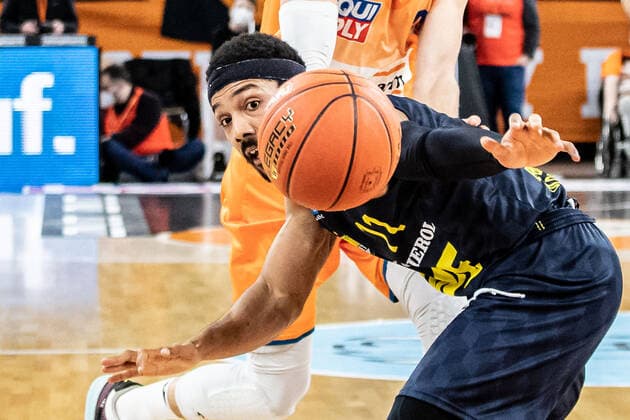 Phil Pressey Ewe Baskets Oldenburg, 11 GER, Ratiopharm Ulm vs EWE Baskets Oldenburg, easycredit 1 Bundesliga Basketball, 20 Matchday, Season 2021 22, 07 02 2022 Ratiopharm Ulm vs EWE Baskets Oldenburg, 1 Basketball Bundesliga Neu Ulm Copyright: xEibner-Pressefoto RogerxBuerkex EP_EER
