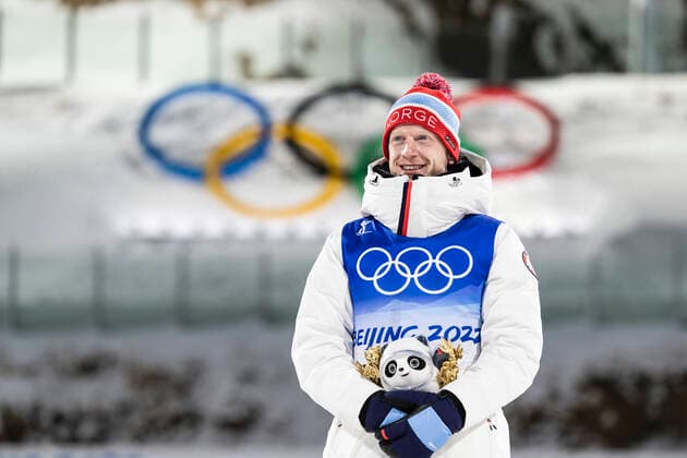220208 Johannes Thingnes Bo of Norway after competing in men s biathlon 20 km individual during day 4 of the 2022 Winter Olympics on February 8, 2022 in Zhangjiakou. Photo: Vegard Grott BILDBYRAN kod VG VG0230 bbeng skidskytte biathlon skiskyting Olympic Games, Olympische Spiele, Olympia, OS olympics winter olympics os ol olympiska spel vinter-os olympiske leker peking peking 2022 beijing 2022 beijing 2022 olympic games beijing 2022 winter olympic games peking-os beijing-ol vinter-ol norge *** 220208 Johannes Thingnes Bo of Norway after competing in men s biathlon 20 km individual during day 4 of the 2022 Winter Olympics on February 8, 2022 in Zhangjiakou Photo Vegard Grott PHOTO AGENCY code VG VG0230 bbeng biathlon biathlon biathlon olympic games olympics winter olympics os ol olympiska spel Winter Olympics Beijing Beijing Beijing 2022 Beijing 2022 Beijing 2022 Olympic Games Beijing 2022 Winter Olympic Games Beijing Os Beijing ol winter ol norway,  Copyright: VEGARDxGRoTT BB220208VG051