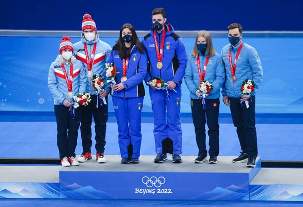 BEIJING 2022, Curling, Mixed Doubles, Award Ceremony
