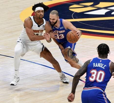 Basketball, NBA, Denver Nuggets - New York Knicks