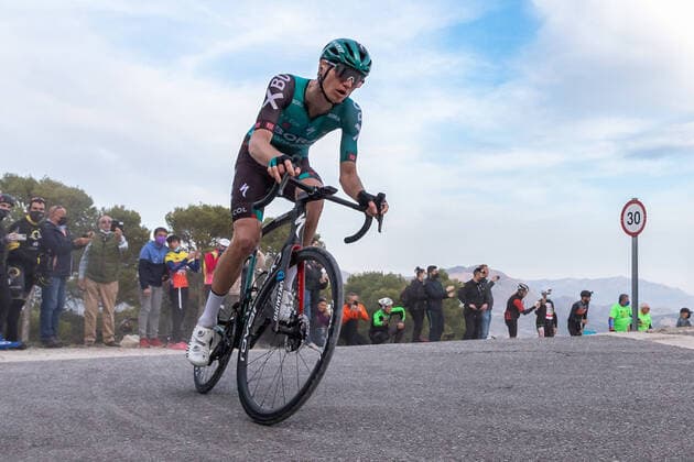Volta Comunitat Valenciana 2022 stage 3, Spain, 04 02 2022 Aleksandr VLASOV BORA hansgrohe, 115 on 04 02 2022 during the mountain finish on the third stage of the Volta CV from ALICANTE to ALTO DE LAS ANTENAS DEL MAIGMO in Spain Copyright: xBEAUTIFULxSPORTS Meurerx