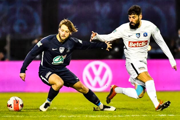 Football, Coupe de France, FC Bergerac Perigord - FC Versailles