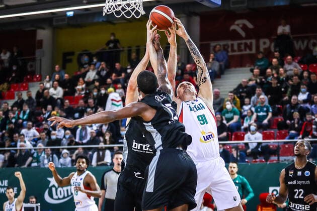 09.02.2022 Warszawa Koszykowka FIBA Europe Cup 2021, druga faza grupowa Legia Warszawa - Medi Bayreuth N z Dariusz Wyka Foto Adam Starszynski PressFocus 09.02.2022 Warsaw Basketball FIBA Europe Cup 2021, second stage Legia Warszawa - Medi Bayreuth Dariusz Wyka Credit Adam Starszynski PressFocus NEWSPIX.PL --- Newspix.pl  20220209PF_AS117