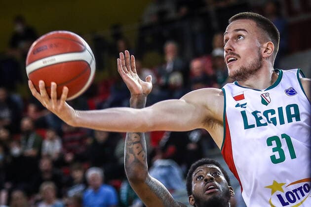 09.02.2022 Warszawa Koszykowka FIBA Europe Cup 2021, druga faza grupowa Legia Warszawa - Medi Bayreuth N z Grzegorz Kaminski Foto Adam Starszynski PressFocus 09.02.2022 Warsaw Basketball FIBA Europe Cup 2021, second stage Legia Warszawa - Medi Bayreuth Grzegorz Kaminski Credit Adam Starszynski PressFocus NEWSPIX.PL --- Newspix.pl  20220209PF_AS122