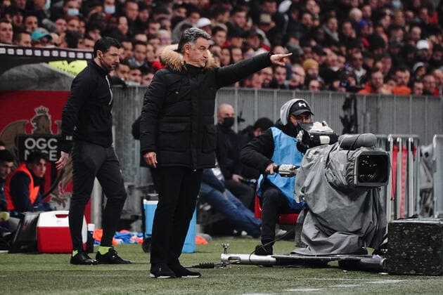 Christophe Galtier (entraineur de l OGC Nice) FOOTBALL : OGC Nice vs Marseille - 1 4 de finale de coupe de France - Nice - 09 02 2022 NorbertScanella Panoramic 
