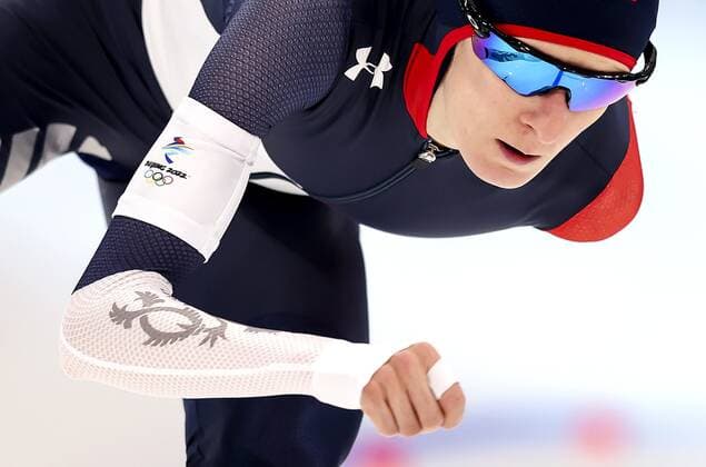 BEIJING - Martina Sablikova (Czech Republic) in action on the 5000m track during the sixth day of the 2022 Winter Olympics at the National Speed skating, Eisschnelllauf Oval in Beijing, China. ANP VINCENT JANNINK Speed Skating - Women s 5000m 2022 xVIxANPxSportx xxANPxIVx *** BEIJING Martina Sablikova Czech Republic in action on the 5000m track during the sixth day of the 2022 Winter Olympics at the National Speed Skating Oval in Beijing, China ANP VINCENT JANNINK Speed Skating Women s 5000m 2022 xVIxANPxSportx xxANPxIVx 443896628 originalFilename: 443896628.jpg