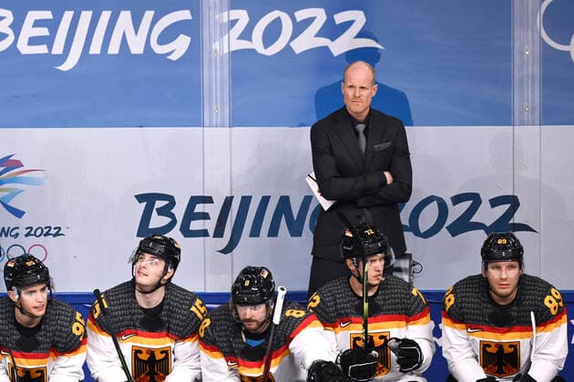 SODERHOLM Toni coach team GER ice hockey match preliminary round Canada Germany on Thursday 10 02 2022 in Beijing 2022 Winter Olympics in Beijing China