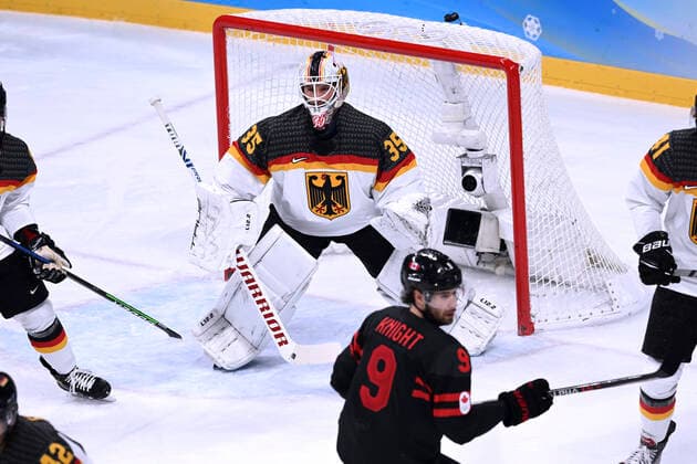 NIEDERBERGER Mathias goalkeeper team GER ice hockey game preliminary round Canada Germany on Thursday the 10 02 2022 in Beijing Olympic Winter Games 2022 in Beijing China