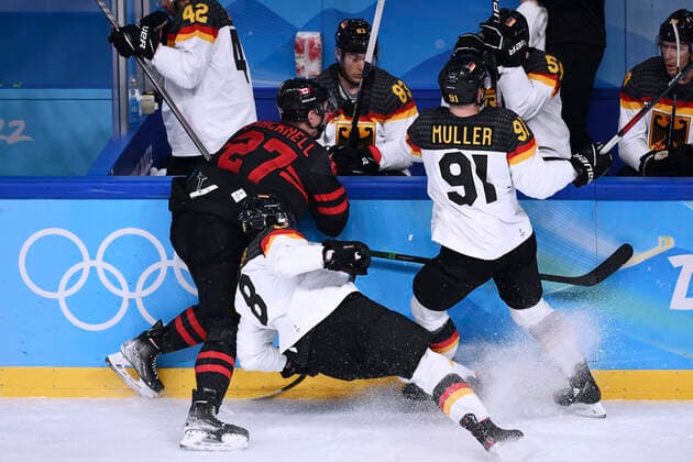 MUELLER Moritz Kapitaen Team GER ice hockey game preliminary round Canada Germany on Thursday the 10 02 2022 in Beijing Olympic Winter Games 2022 in Beijing China