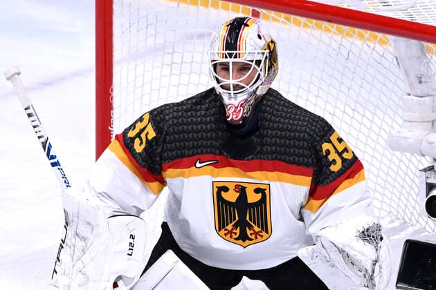 NIEDERBERGER Mathias goalkeeper team GER ice hockey game preliminary round Canada Germany on Thursday the 10 02 2022 in Beijing Olympic Winter Games 2022 in Beijing China