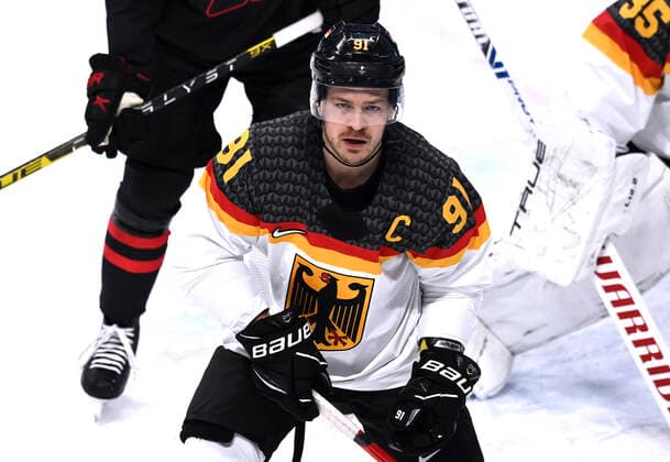 MUELLER Moritz Kapitaen Team GER ice hockey game preliminary round Canada Germany on Thursday the 10 02 2022 in Beijing Olympic Winter Games 2022 in Beijing China