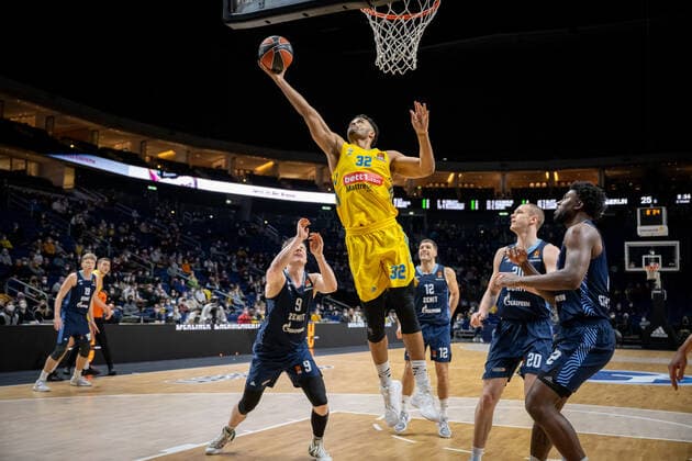 Basketball Berlin 02 02 2022 Season 2021 2022 Euroleague Regular Season Alba Berlin Zenit St Petersburg Johannes Thiemann Alba Berlin, No 32