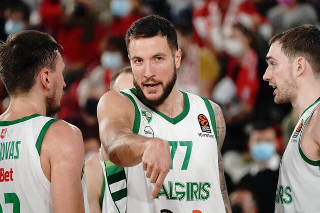 Joffrey Lauvergne (Zalgiris Kaunas) BASKETBALL : Monaco vs Zalgiris Kaunas - Euroleague - Monaco - 10 02 2022 NorbertScanella Panoramic 