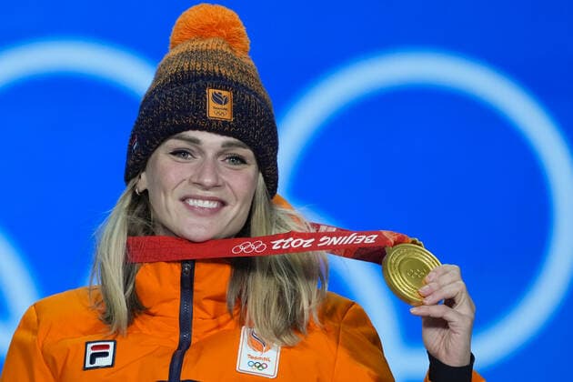 BEIJING 2022, Speed Skating, 5000m Women, Award Ceremony