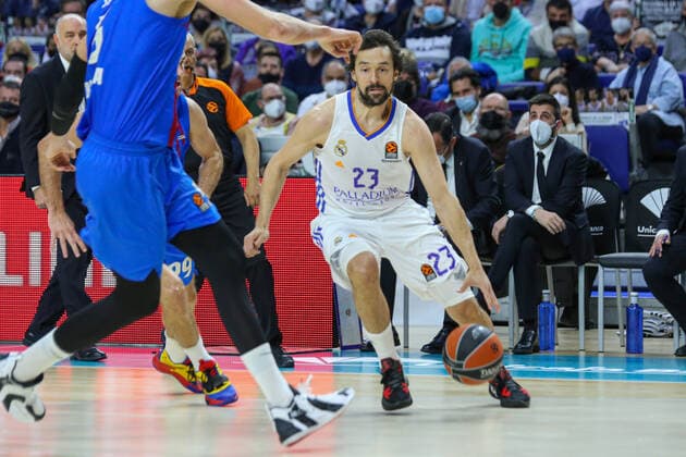 11th February 2022 Wizink Center Madrid Spain Turkish Airlines Euroleague Basketball Real Madrid vs FC Barcelona Barca Sergio Llull Madrid Madrid Madrid Madrid Spain Basketball Copyright: xAlbaxPachecox xAgenciaxLOFx