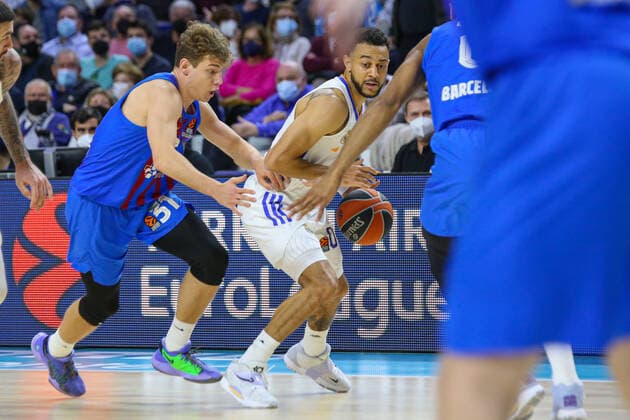 11th February 2022 Wizink Center Madrid Spain Turkish Airlines Euroleague Basketball Real Madrid vs FC Barcelona Barca Nigel Williams Goss Real Madrid Baloncesto and Madrid Madrid Madrid Spain Baloncesto Copyright: xAlbaxPachecox xAgenciaxLOFx