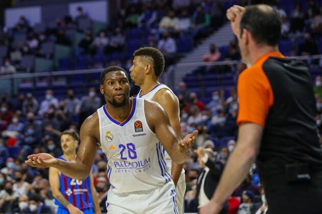 11th February 2022 Wizink Center Madrid Spain Turkish Airlines Euroleague Basketball Real Madrid vs FC Barcelona Barca Guerschon Yabusele Madrid Madrid Madrid Madrid Spain Basketball Copyright: xAlbaxPachecox xAgenciaxLOFx