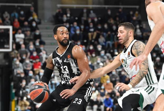 David Lighty (asvel) BASKETBALL : LDLC ASVEL vs Panathinaikos Athenes - Euroligue - 11 02 2022 FredericChambert Panoramic 