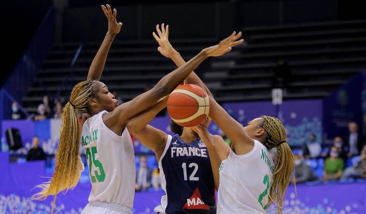 Basketball, Women, World Cup Quali, Nigeria - France