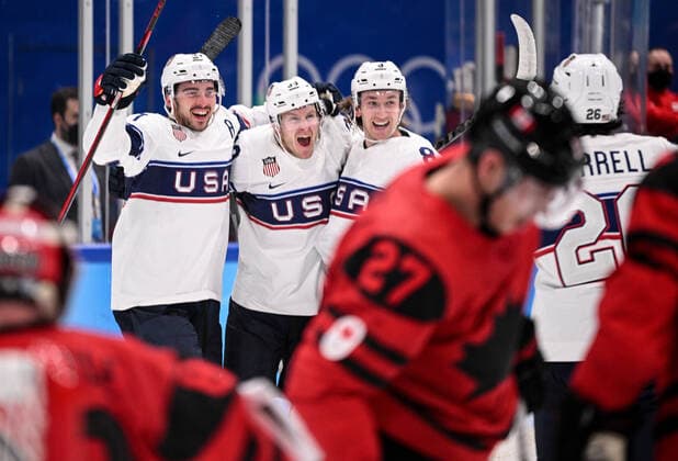 BEIJING 2022, Ice field hockey, Men, Canada - USA