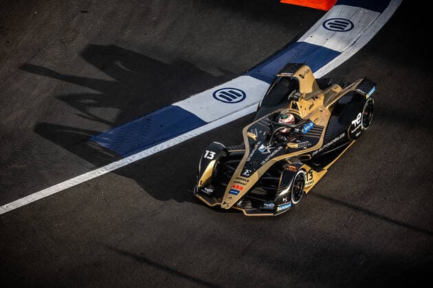 13 DA COSTA Antonio Felix (por), DS Techeetah, DS E-Tense FE21, action during the 2022 Mexico City ePrix, 2nd meeting of the 2021-22 ABB FIA Formula E World Championship, WM, Weltmeisterschaft on the Autodromo Hermanos Rodriguez from February 10 to 11, in Mexico City, Mexico - AUTO - 2022 FORMULA E Mexico City ePRIX DPPI Panoramic  03422002_GH_57394