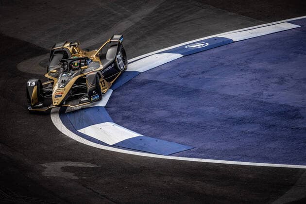 13 DA COSTA Antonio Felix (por), DS Techeetah, DS E-Tense FE21, action during the 2022 Mexico City ePrix, 2nd meeting of the 2021-22 ABB FIA Formula E World Championship, WM, Weltmeisterschaft on the Autodromo Hermanos Rodriguez from February 10 to 11, in Mexico City, Mexico - AUTO - 2022 FORMULA E Mexico City ePRIX DPPI Panoramic  03422002_GH_57376