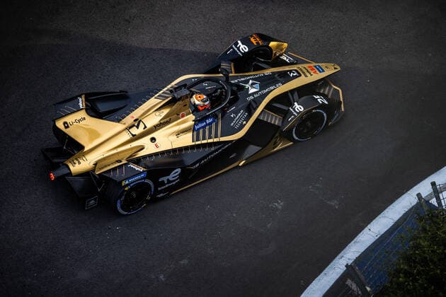 25 VERGNE Jean-Eric (fra), DS Techeetah, DS E-Tense FE21, action during the 2022 Mexico City ePrix, 2nd meeting of the 2021-22 ABB FIA Formula E World Championship, WM, Weltmeisterschaft on the Autodromo Hermanos Rodriguez from February 10 to 11, in Mexico City, Mexico - AUTO - 2022 FORMULA E Mexico City ePRIX DPPI Panoramic  03422002_GH_57415