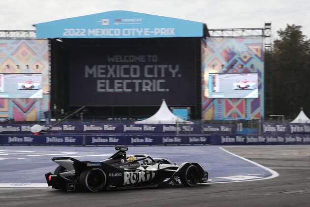 Edoardo Mortara SWI ROKiT Venturi Racing, Formula E FIA World Championship, Season 8, Mexico City E Prix, 12 02 2022, MEX