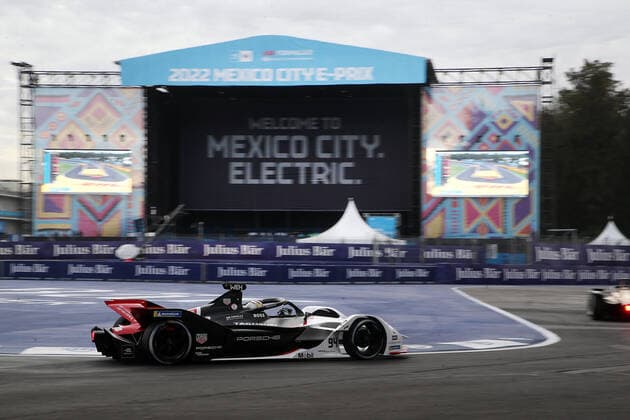 Pascal Wehrlein GER TAG Heuer Porsche, Formula E World Championship, Season 8, Mexico City E Prix, 12 02 2022, MEX