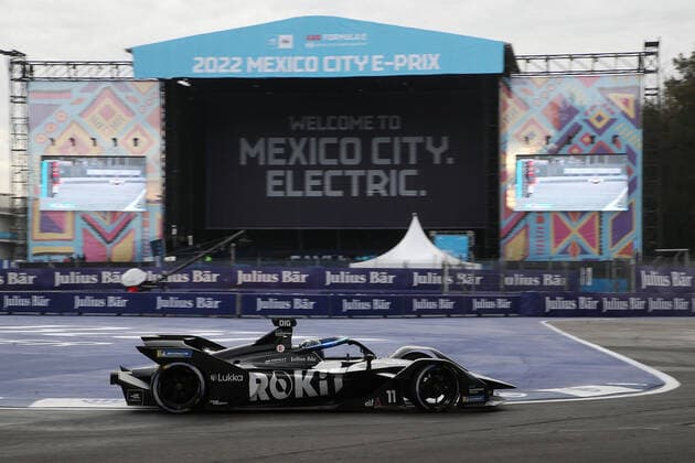 Lucas di Grassi BRA ROKiT Venturi Racing, Formula E FIA World Championship, Season 8, Mexico City E Prix, 12 02 2022, MEX