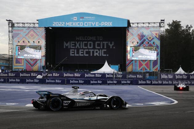 Nyck de Vries NED Mercedes IQ, Formula E FIA World Championship, Season 8, Mexico City E Prix, 12 02 2022, MEX