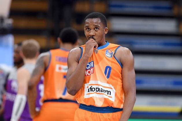 Semaj Christon Ratiopharm Ulm disappointed, frustrated, emotion , Basketball, Bundesliga, BBL, BG Goettingen Ratiopharm Ulm , 12 02 2022, BG Goettingen Ratiopharm Ulm, Basketball, Bundesliga, GER, BBL, 12 02 2022 Goettingen Copyright: xEibner-Pressefotox-xRolandxSippelx