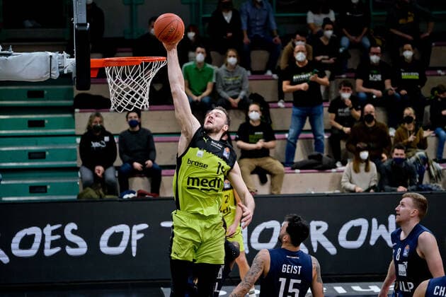 medi bayreuth MLP Heidelberg , Basketball, Bundesliga, BBL, Matchday 21, Season 2021 2022, 13 02 2022 19 Sajus Martynas medi Bayreuth medi bayreuth MLP Heidelberg , Basketball, Bundesliga, BBL, Matchday 21, Season 2021 2022, 13 02 2022 Bayreuth Copyright: xEibner-Pressefoto ThorstenxOchsx EP_TOS