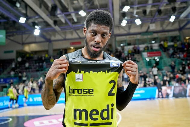 medi bayreuth MLP Heidelberg , Basketball, Bundesliga, BBL, Matchday 21, Season 2021 2022, 13 02 2022 2 Anim Sacar medi Bayreuth medi bayreuth MLP Heidelberg , Basketball, Bundesliga, BBL, Matchday 21, Season 2021 2022, 13 02 2022 Bayreuth Copyright: xEibner-Pressefoto ThorstenxOchsx EP_TOS