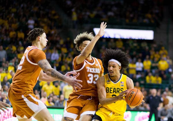 Basketball, NCAA College, Texas Longhorns - Baylor Bears