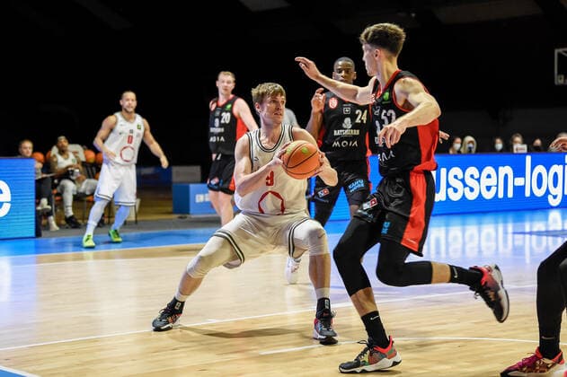 Barmer 2 Basketball Bundesliga ProB, Rheinstars Koeln vs ETV Hamburg, 12 02 2022 Florian Wendeler RheinStars Koeln 9 , Barmer 2 Basketball Bundesliga ProB, Rheinstars Koeln vs ETV Hamburg on 12 02 2022 at the Basketball Campus Koeln in Koeln North Rhine-Westphalia Copyright: xBEAUTIFULxSPORTS Mueller-Laschetx