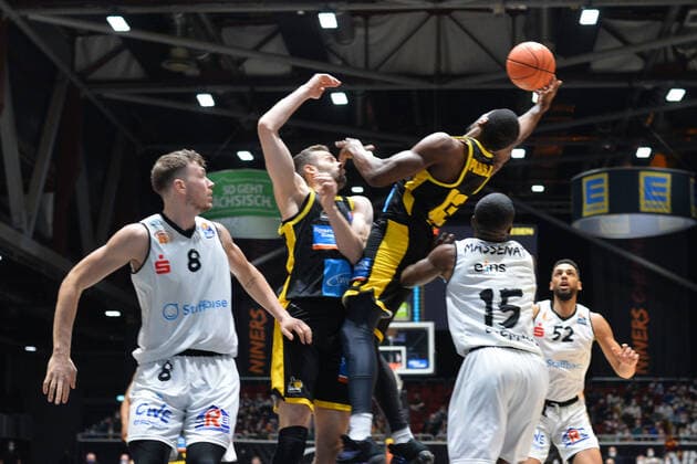 Basketball, BBL, Niners Chemnitz - MHP Riesen Ludwigsburg