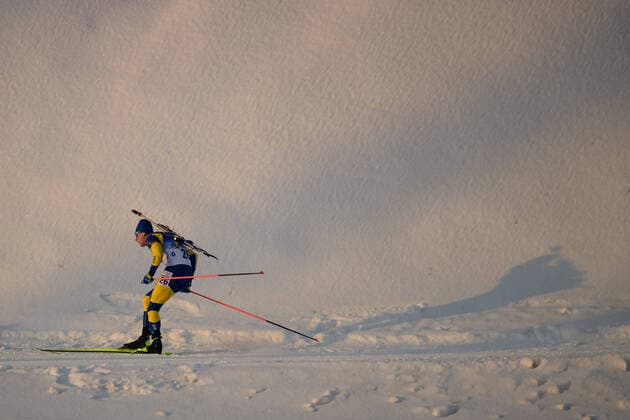 220212 Martin Ponsiluoma of Sweden competes in mens biathlon 10 km sprint during day 8 of the 2022 Winter Olympics on February 12, 2022 in Zhangjiakou Photo Joel Marklund PHOTO AGENCY code JM JM0280 bbeng biathlon biathlon biathlon olympic games olympics winter olympics os ol olympiska spel vinter olympic games peking peking 2022 beijing 2022 beijing 2022 olympic games beijing 2022 winter olympic games peking os beijing ol winter ol sprint Sweden,  Copyright: JOELxMARKLUND BB220212JM151