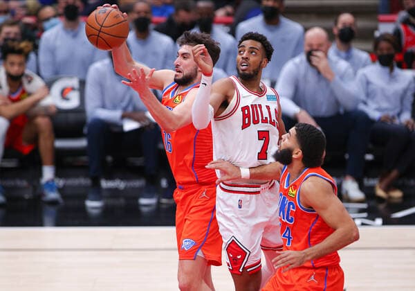 Basketball, NBA, Oklahoma City Thunder - Chicago Bulls