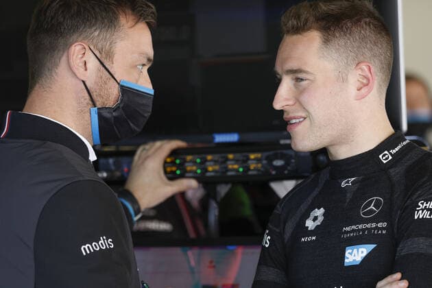VANDOORNE Stoffel (bel), Mercedes-EQ Silver Arrow 02, portrait during the 2022 Mexico City ePrix, 2nd meeting of the 2021-22 ABB FIA Formula E World Championship, WM, Weltmeisterschaft on the Autodromo Hermanos Rodriguez from February 10 to 11, in Mexico City, Mexico - AUTO - 2022 FORMULA E Mexico City ePRIX DPPI Panoramic  _LF30620
