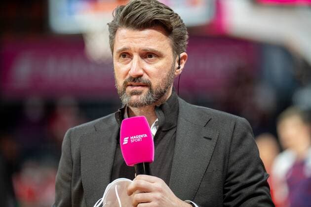 FCBB Managing Director Marco Pesic FC Bayern interview, FC Bayern Basketball vs Fraport Skyliners, easyCredit BBL, 13 02 2022 Muenchen Bayern Germany Copyright: xkolbert-press UlrichxGamelx